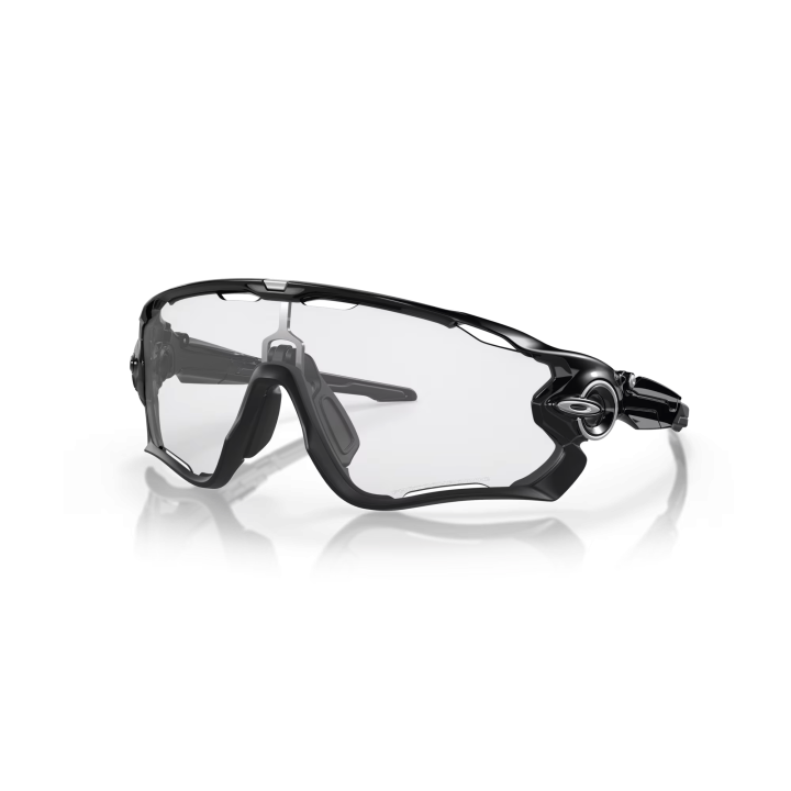 Oakley Jawbreaker – Polished Black / Clear / Black Iridium Photochromic Vented