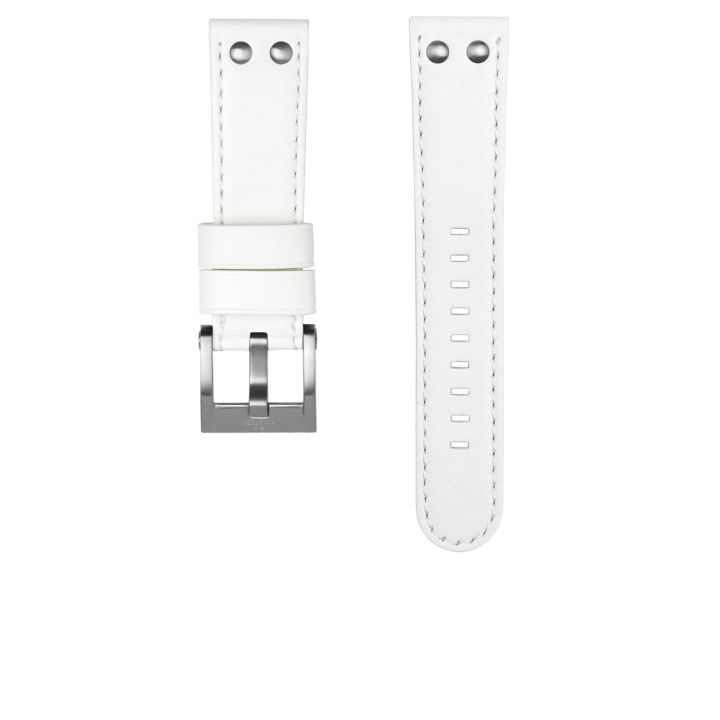 TW Steel Canteen CEO white leather strap
