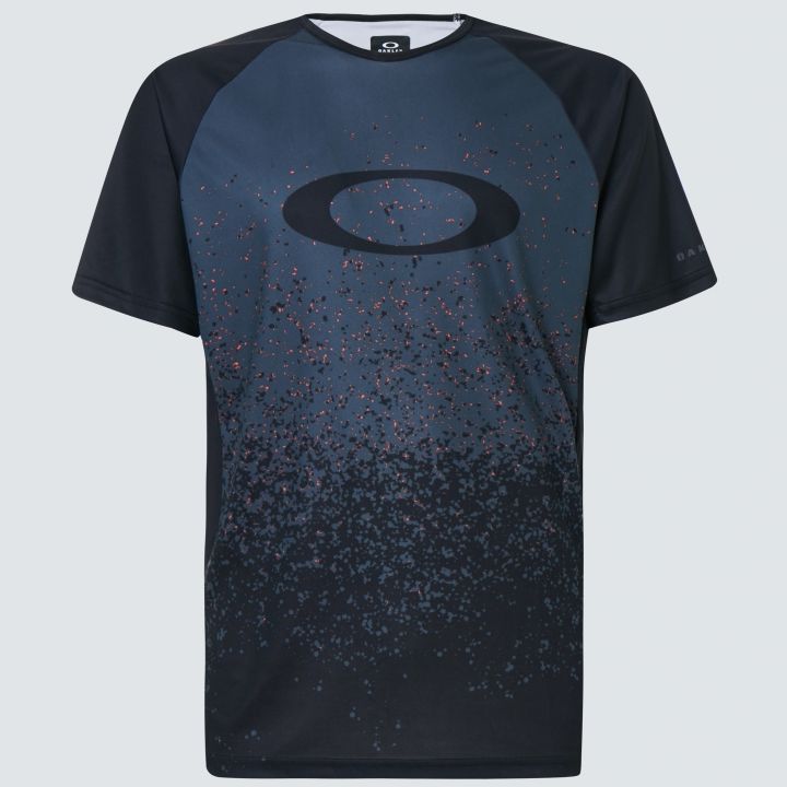 Mtb Ss Tech Tee Grey Pixel Print - L