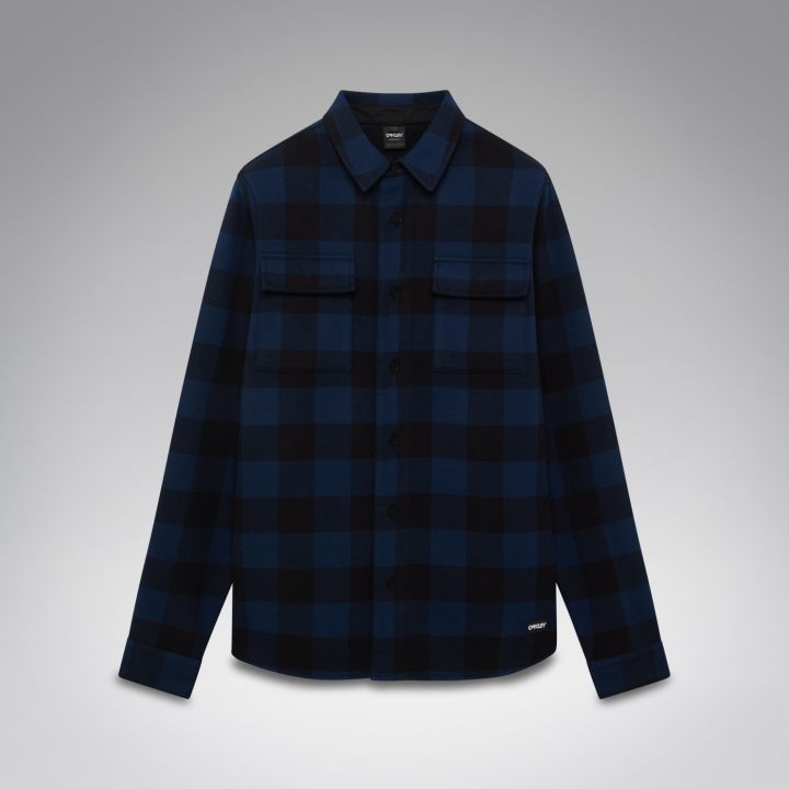 Oakley Bear Cozy Flannel – Abyss/Pitch Black Check