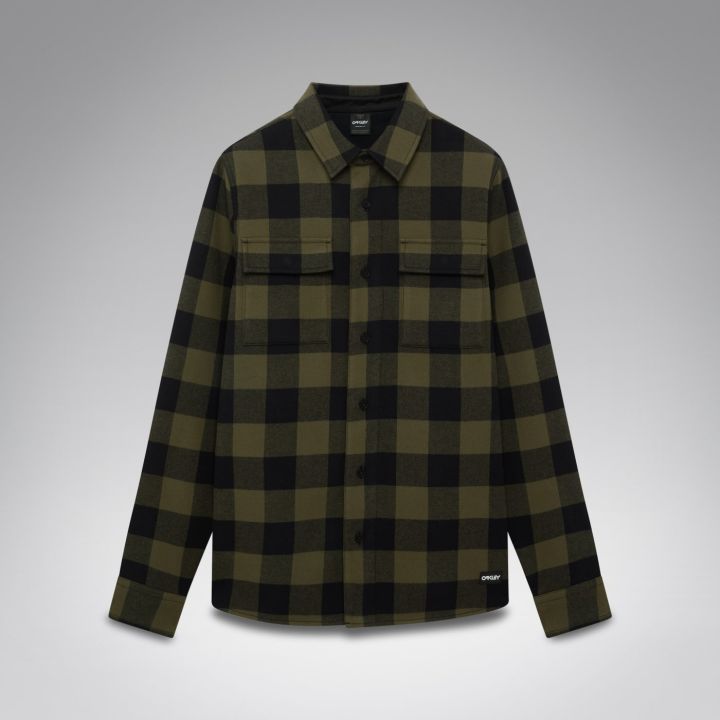 Oakley Bear Cozy Flannel – Deep Oli/Pit Black Check