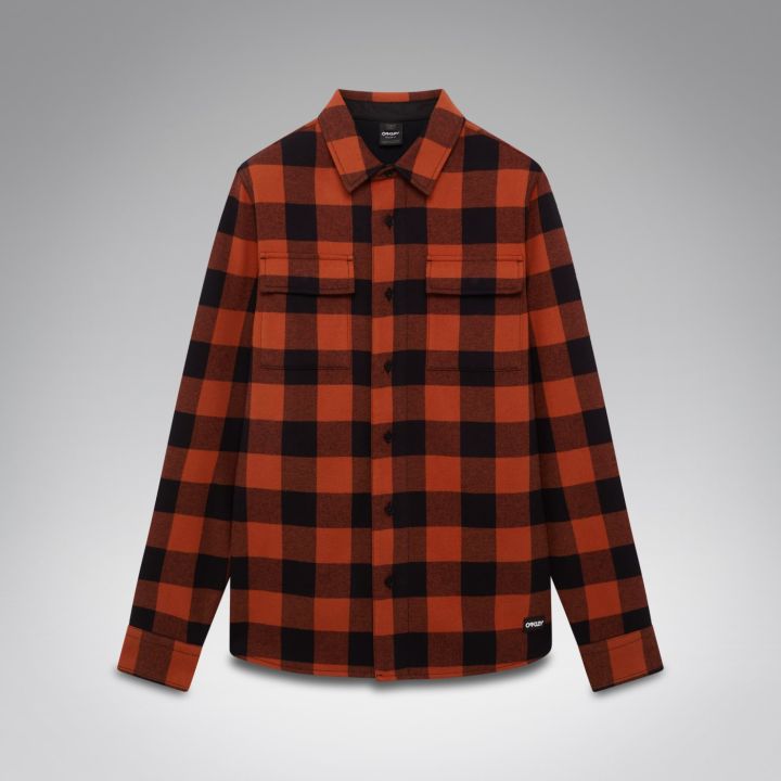 Oakley Bear Cozy Flannel – Flam Red/Pit Black Check