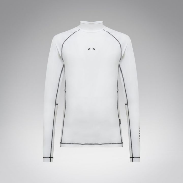 Oakley Bhodi Ellipse Long Sleeve Rashguard – White/Black