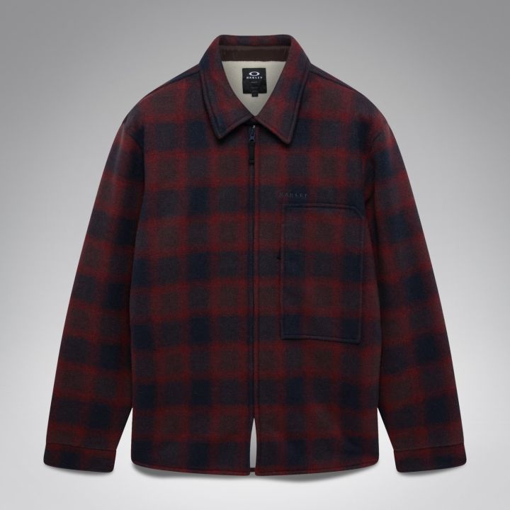 Oakley Off-Slope Overshirt – Dark Umbe/Grap/Red Check