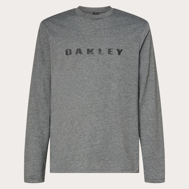Oakley Bark Long Sleeve T-Shirt – New Athletic Gray