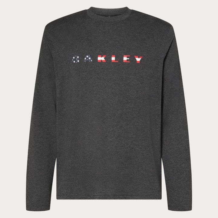 Oakley Bark Long Sleeve T-Shirt – Dark Gray Heather