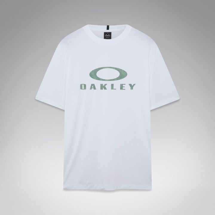 Oakley Logo Sun Tee – White/Green