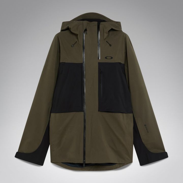 Oakley Baldface Gore-Tex Jacket – Deep Olive/Pitch Black