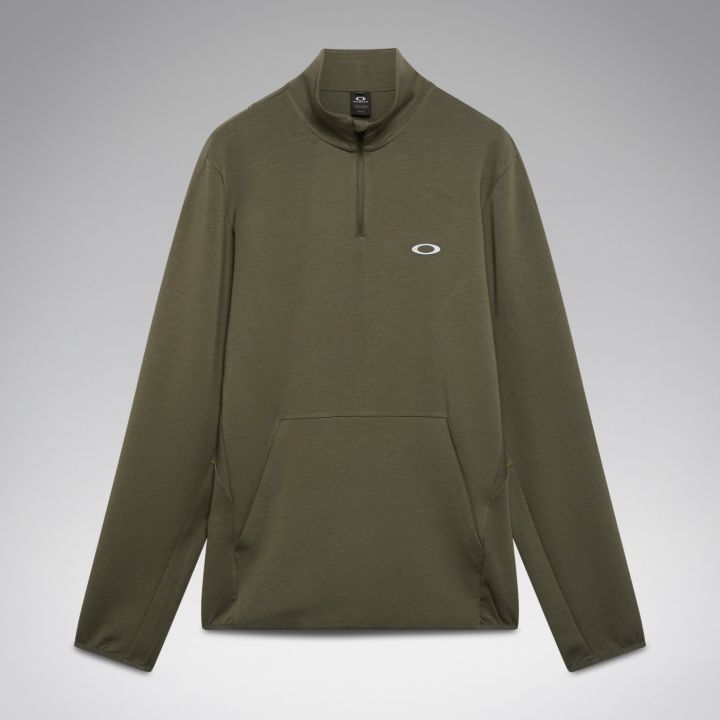 Oakley Edge Force Quarter Zip Sweatshirt – Deep Olive