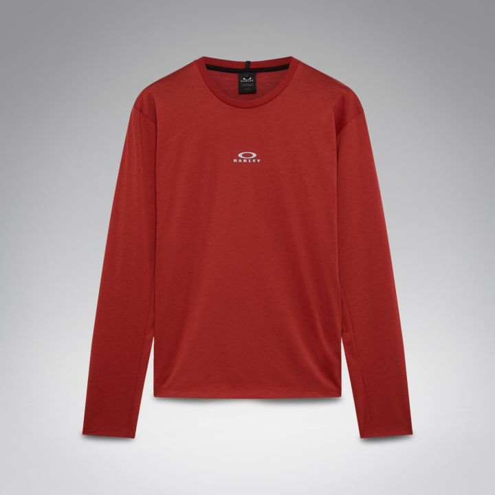 Oakley Edge Force Long Sleeve Tee – Flame Red