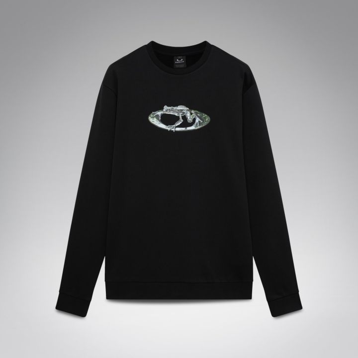 Oakley Animatronic Frog Crewneck – Pitch Black