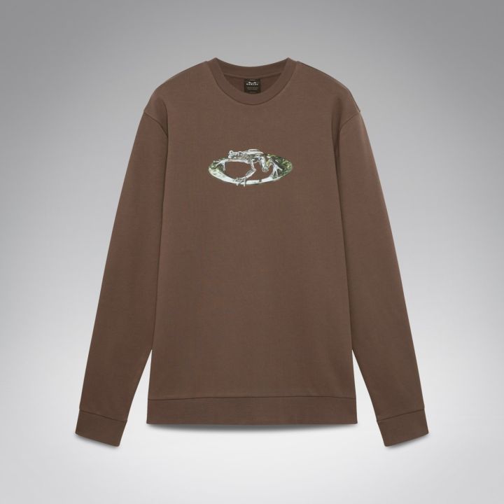 Oakley Animatronic Frog Crewneck – Dark Umber