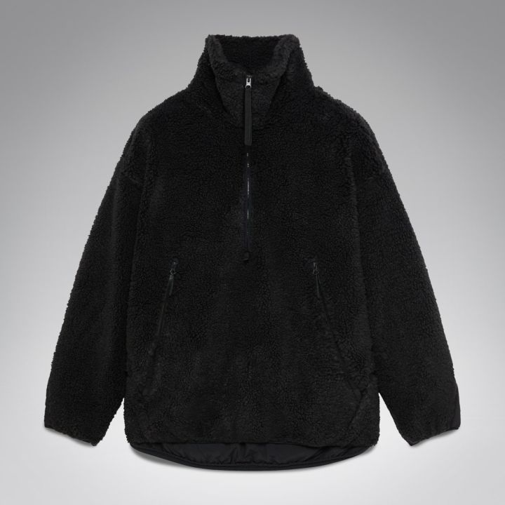 Oakley Snowdrift Quarter Zip Sherpa – Pitch Black