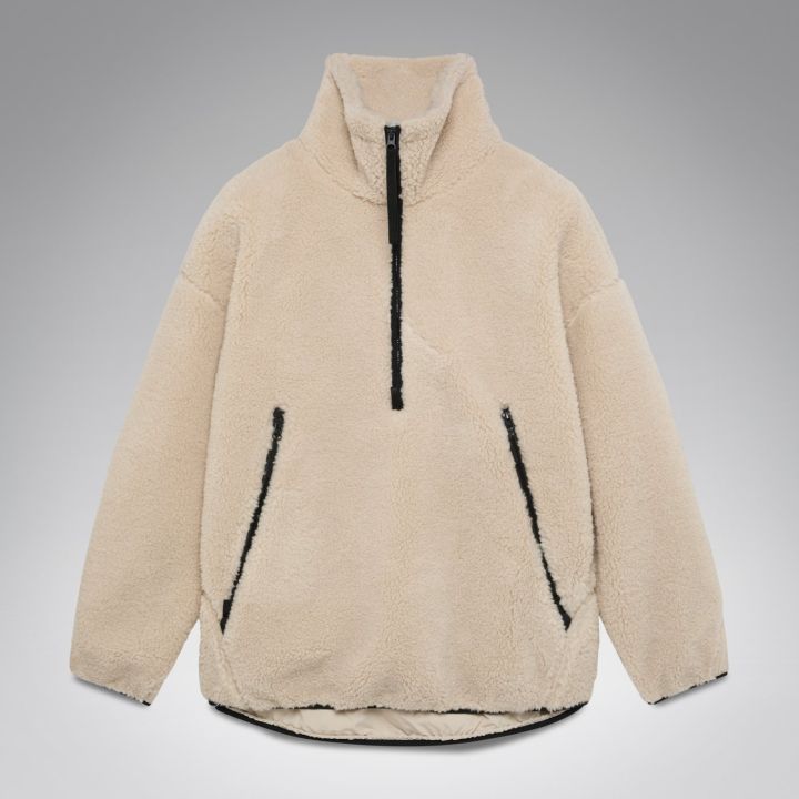 Oakley Snowdrift Quarter Zip Sherpa – Mist