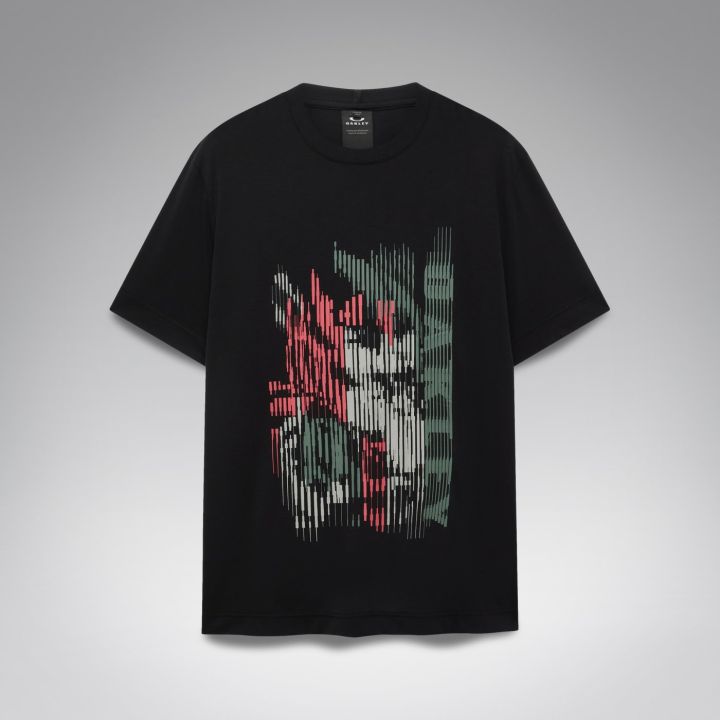Oakley Hibiscus Camo Tee – Pitch Black