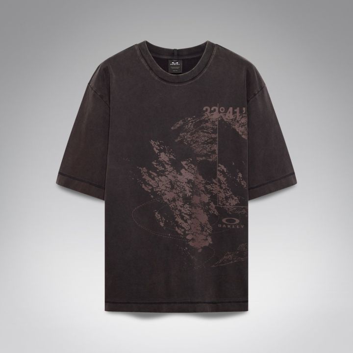 Oakley Origin Map Tee – Pitch Black