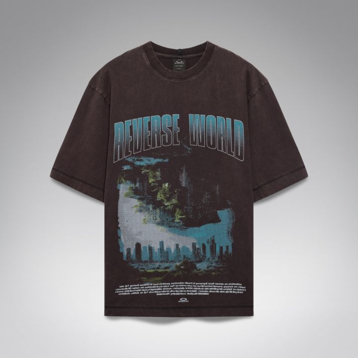 Oakley Reverse World Tee – Pitch Black