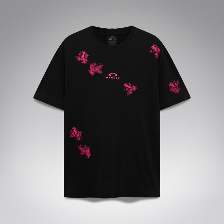 Oakley Allover Frog Tee – Pitch Black