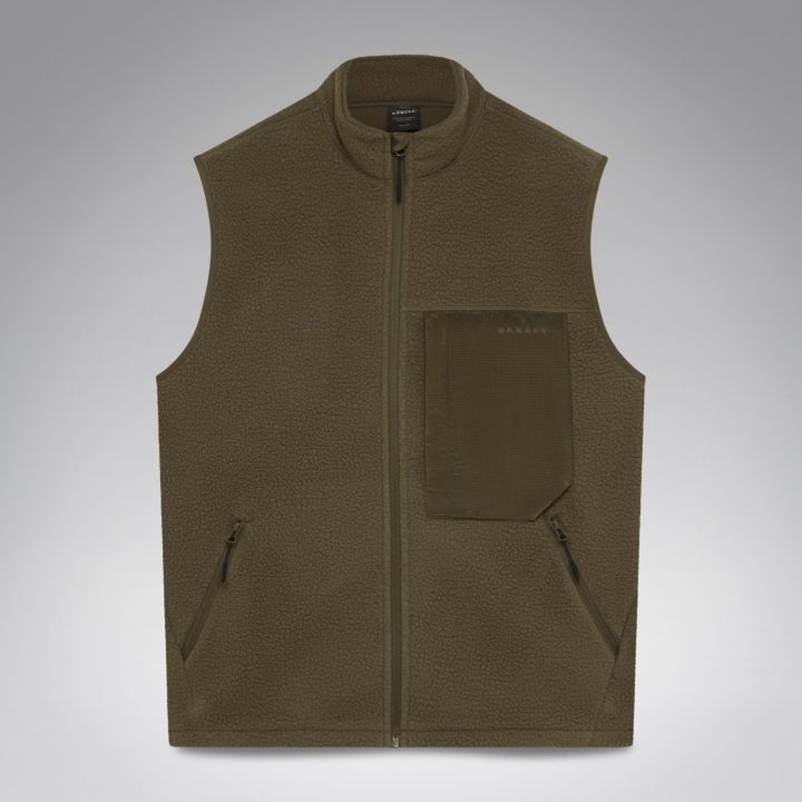 Oakley Snowdrift Sherpa Vest – Deep Olive