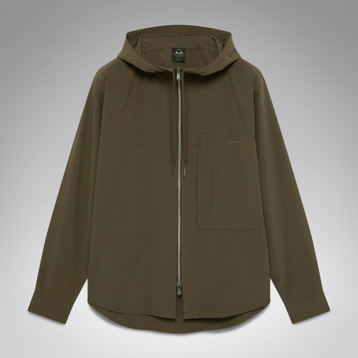 Oakley Reserve Strato Hooded Overshirt – Deep Olive