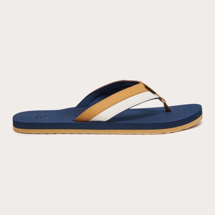 Oakley Burke Flip Flop – Team Navy/Light Curry