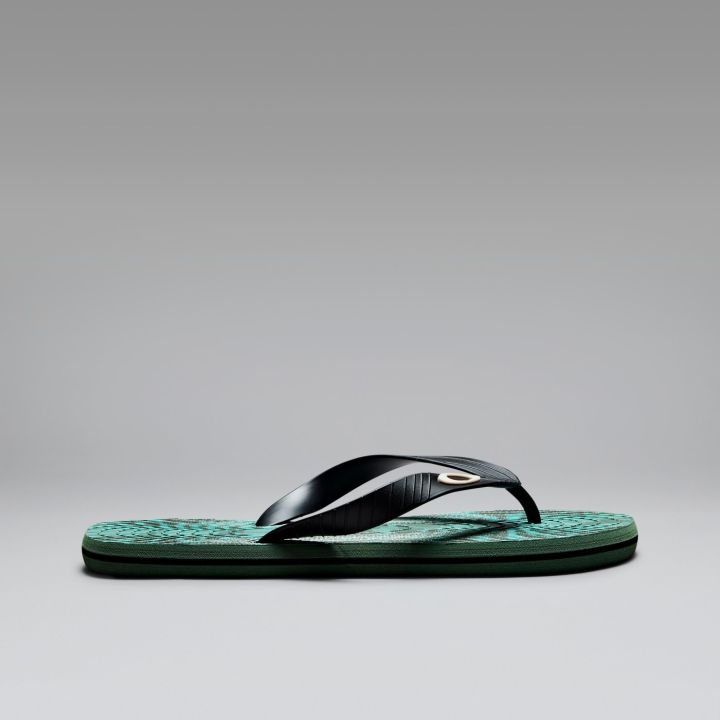 Oakley Catalina Flip Flop – Faded Green Hibiscus Str