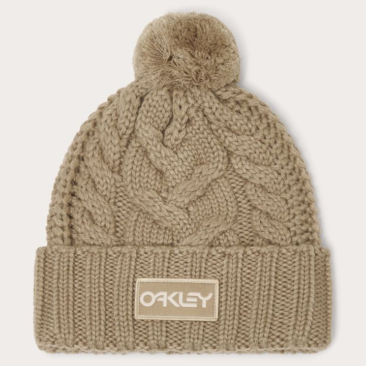 Oakley Harper Pom Beanie – Pebble