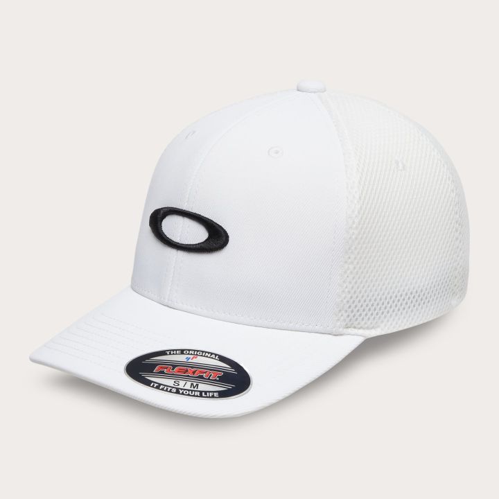 Oakley Ellipse Mesh Hat – White/Black