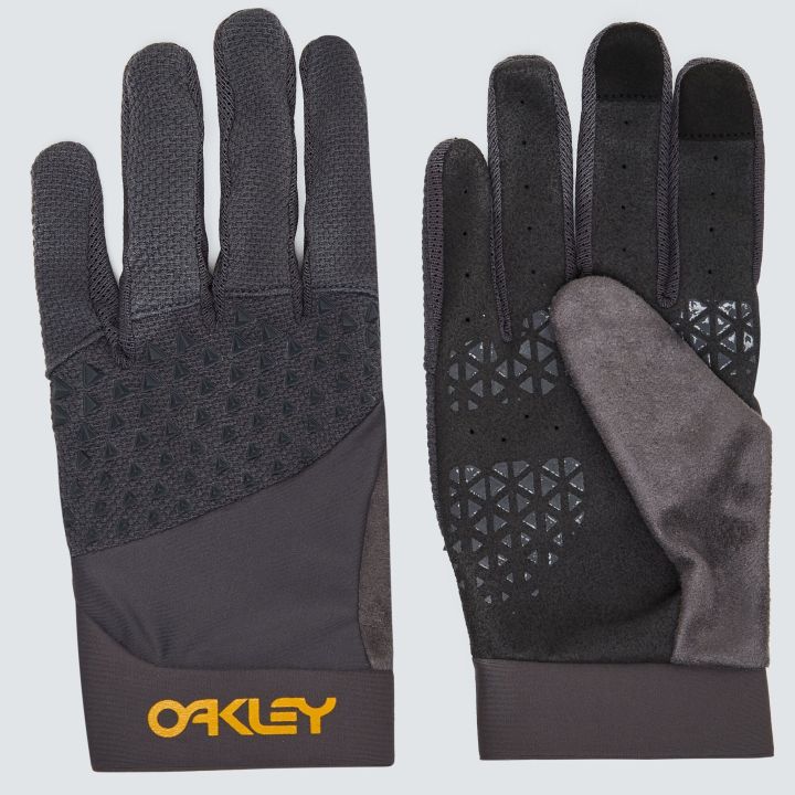OAKLEY DROP IN MTB GLOVE – FORGED IRON MEDIUM