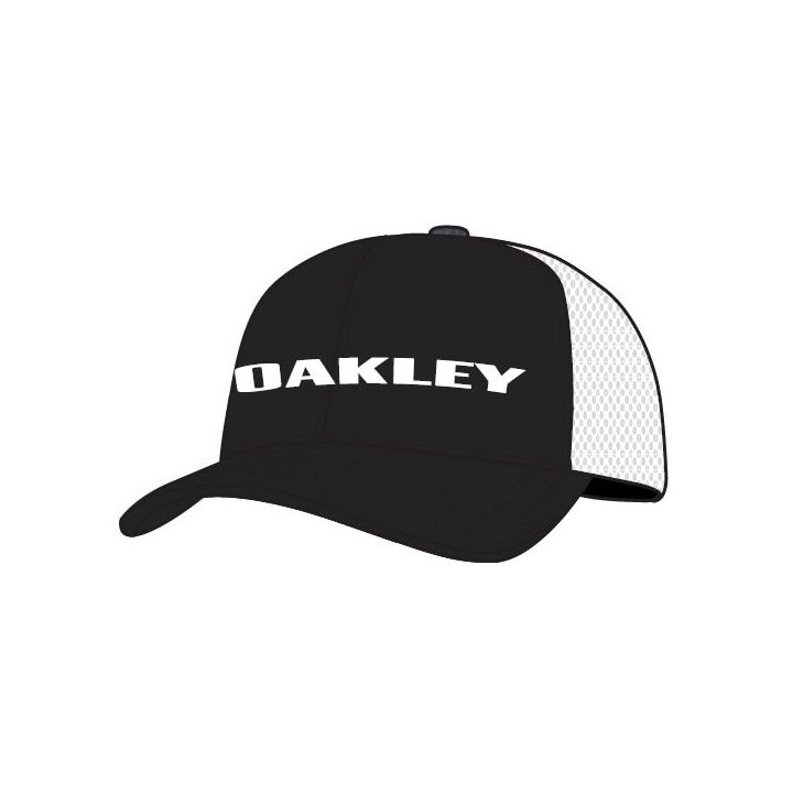 Oakley Trucker Bark Logo Hat – Blackout