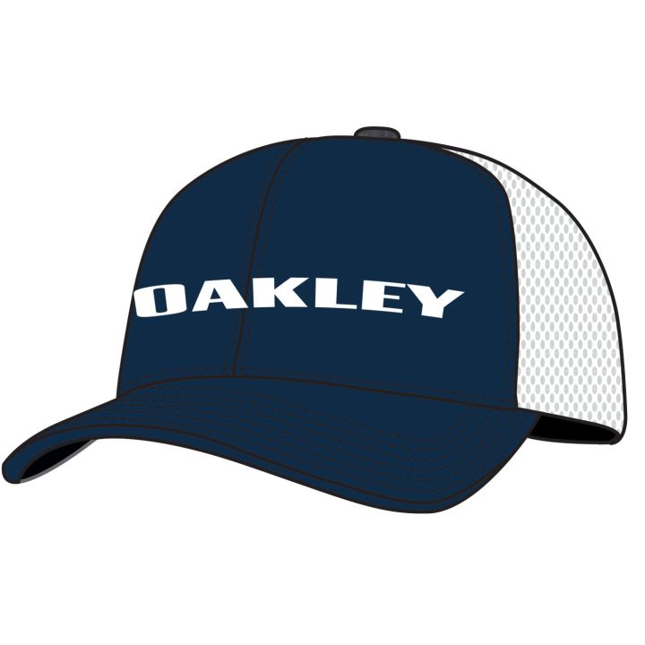 Oakley Trucker Bark Logo Hat – Team Navy