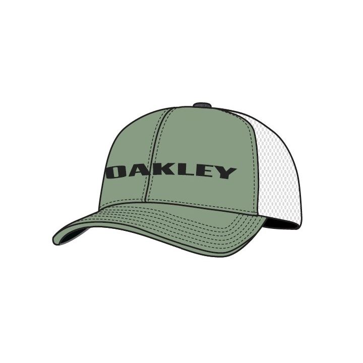 Oakley Trucker Bark Logo Hat – New Jade