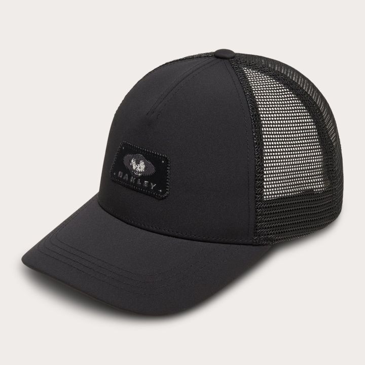 Oakley Patch Ellipse Trucker Hat – Blackout