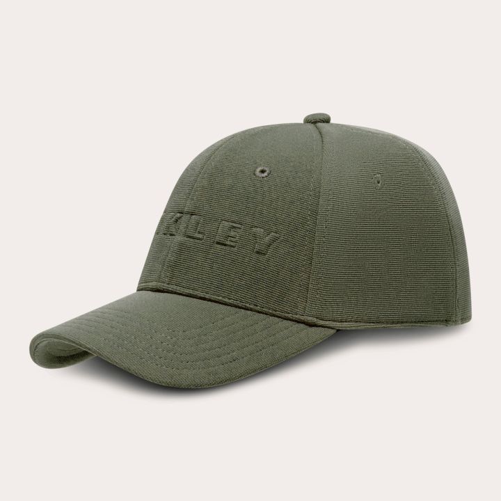 Oakley Bark Embossed Hat – Army Green