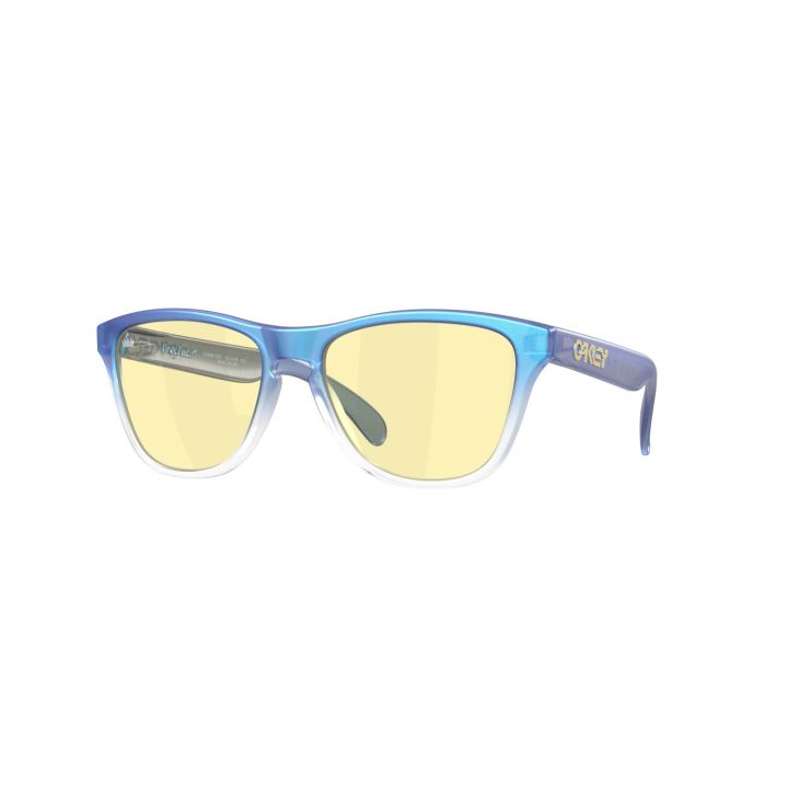 Oakley Frogskins XS – Matt Cyan/Blue/Clear Shift Fade / Prizm Gaming™ 2.0