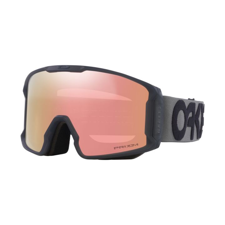OAKLEY LINE MINER L – MATTE B1B FORGED IRON / PRZM SNOW ROSE GOLD IRID