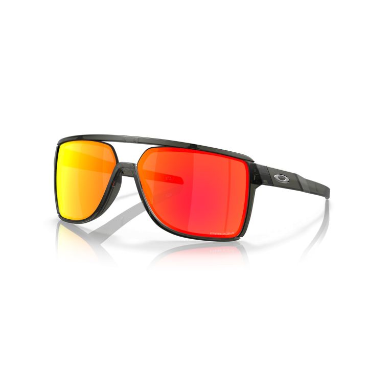 OAKLEY CASTEL – MATTE GREY SMOKE / PRIZM RUBY